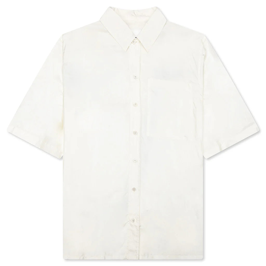 Silk And Nylon Shirt Eggshell
