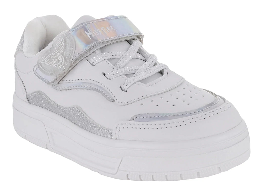Tenis Clasben Julen Blanco Tornasol para Niña