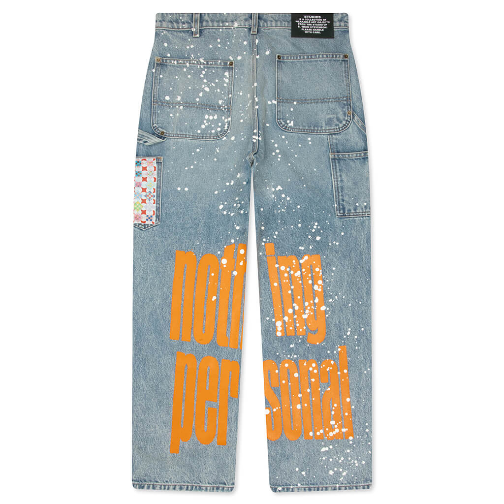 Nice Things Double Knee Jeans Blue