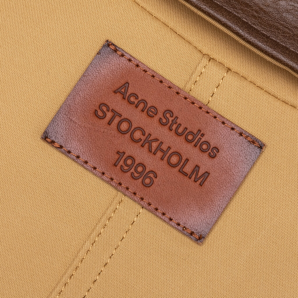 Double Cotton Satin Jacket Sand Beige