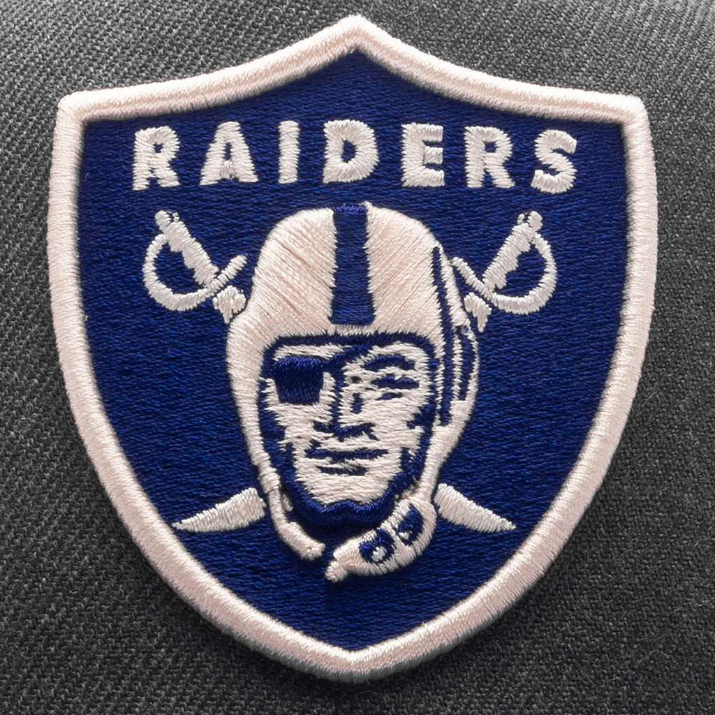 Feature x New Era 9FIFTY A Frame Snapback Las Vegas Raiders Heather Graphite Dark Royal