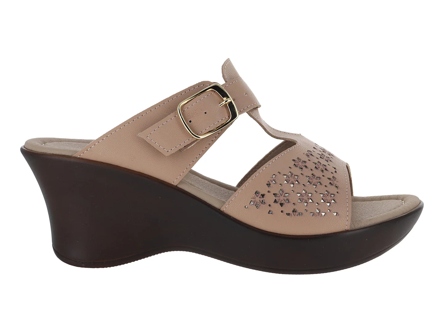 Sandalias Luna Rosa Color Maquillaje para Mujer
