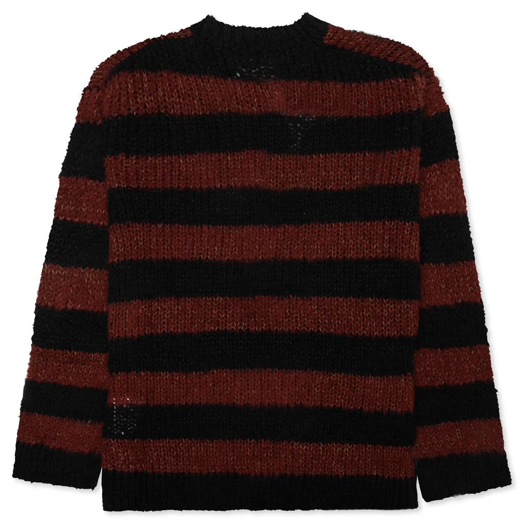 Striped Sweater Black Brown