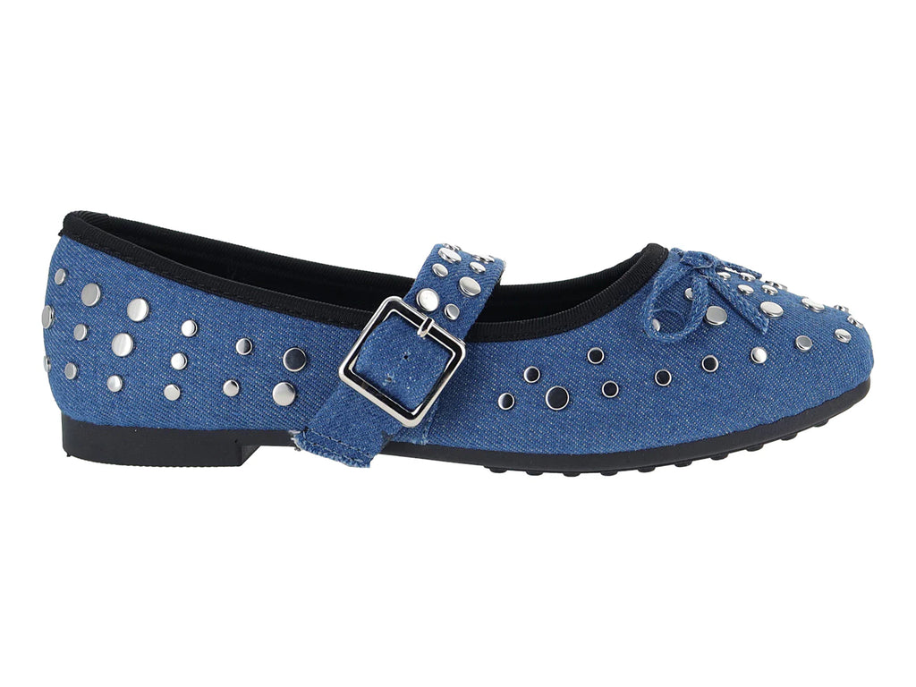 Flats ROZE Jeans Azul para Mujer
