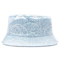 Bandana Canvas Bucket Hat Blue White