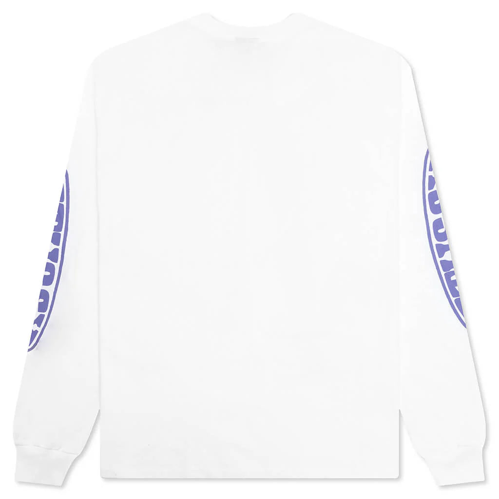 Pill L S Tee White