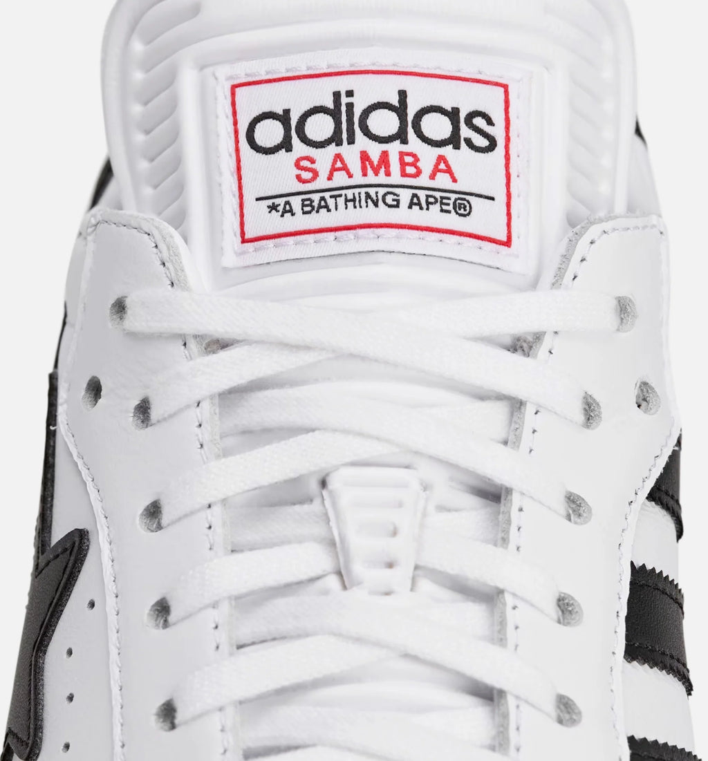 Samba Bape Mens Lifestyle Shoe Cloud White Core Black Gum