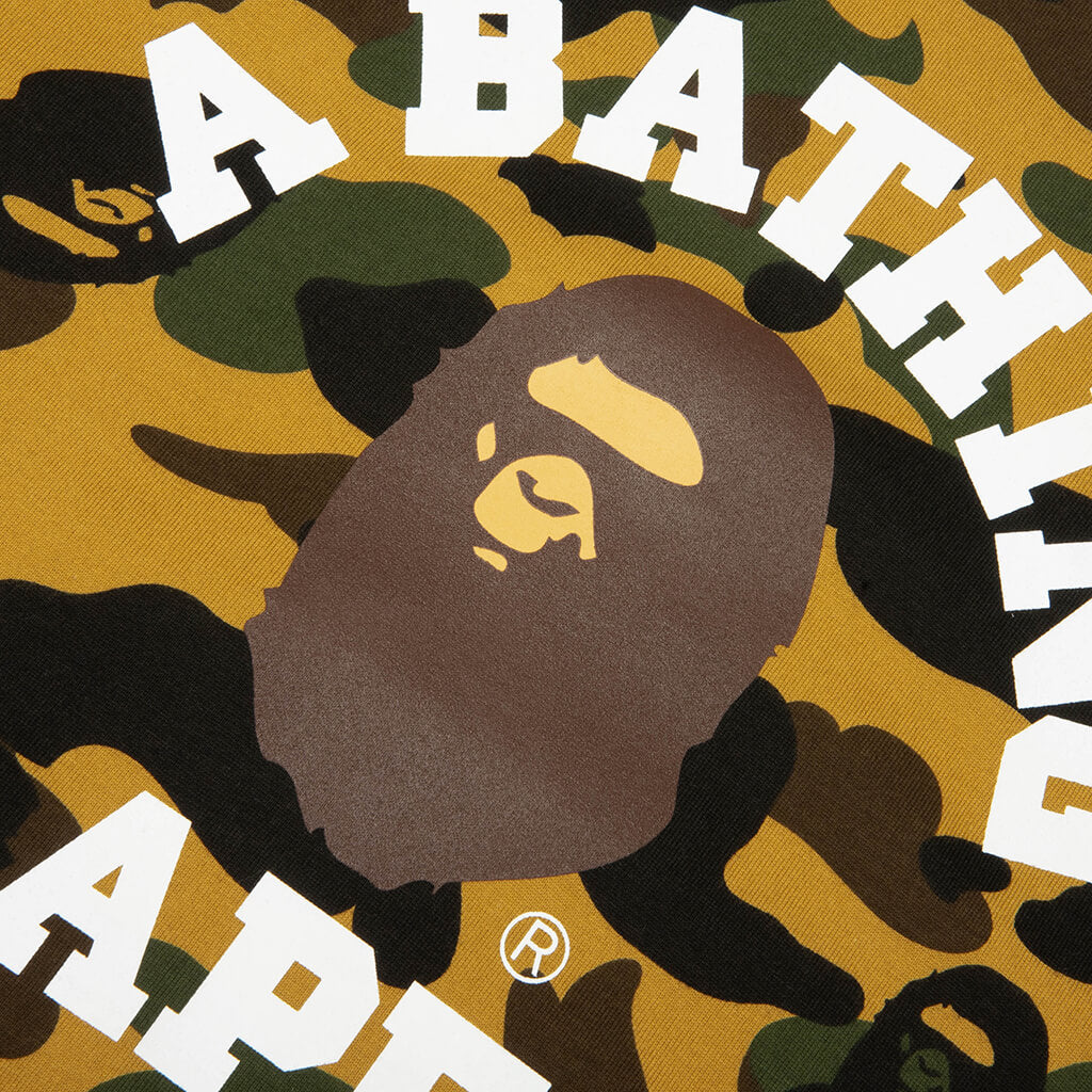 1st Camo College Tee Yellow