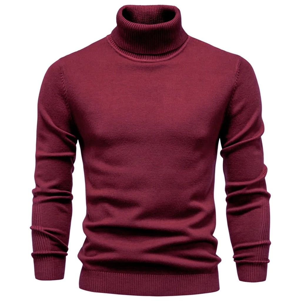 Mens Turtleneck Pullover Sweater