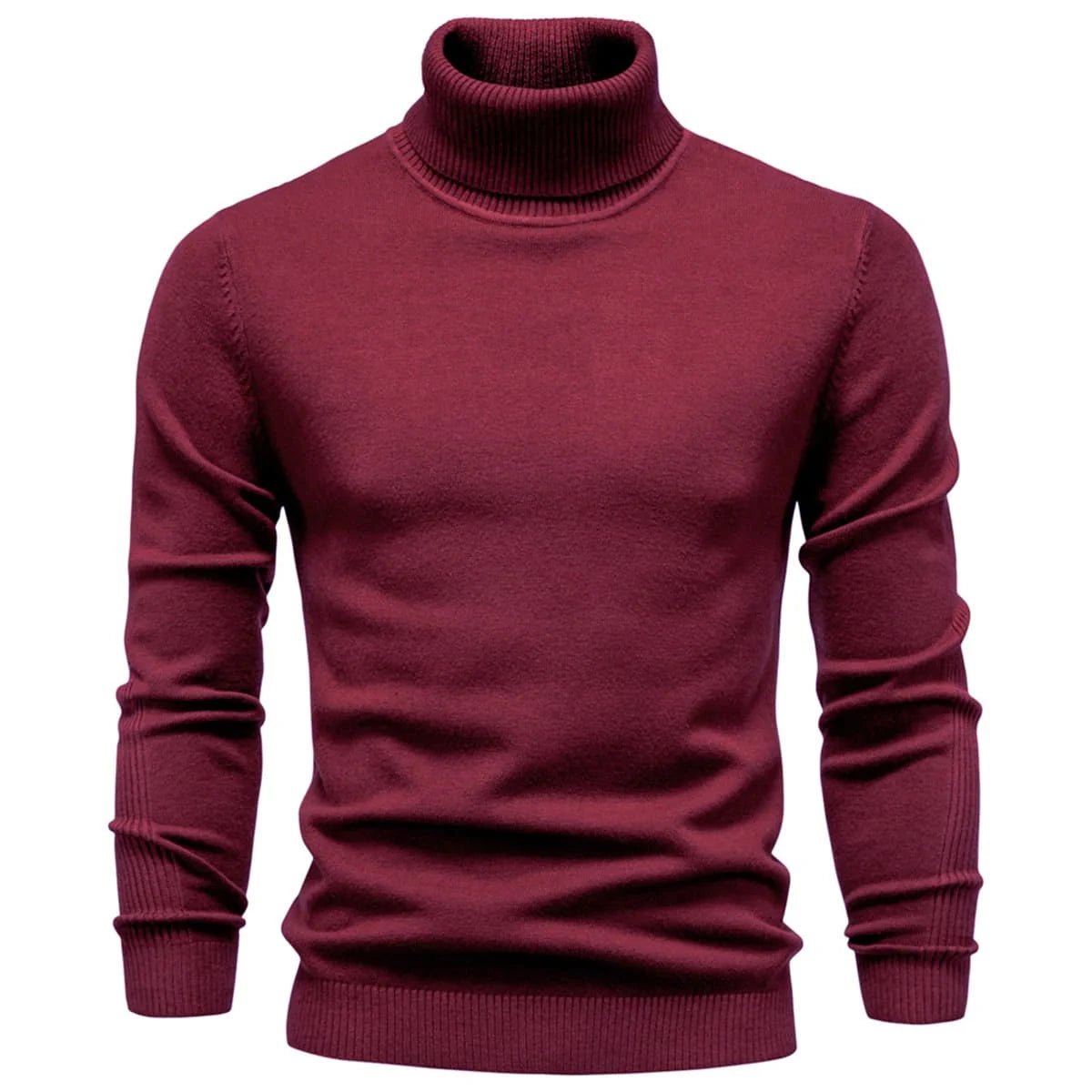 Mens Turtleneck Pullover Sweater