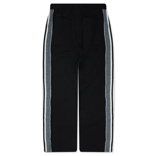 Knit Panel Pant Black Green