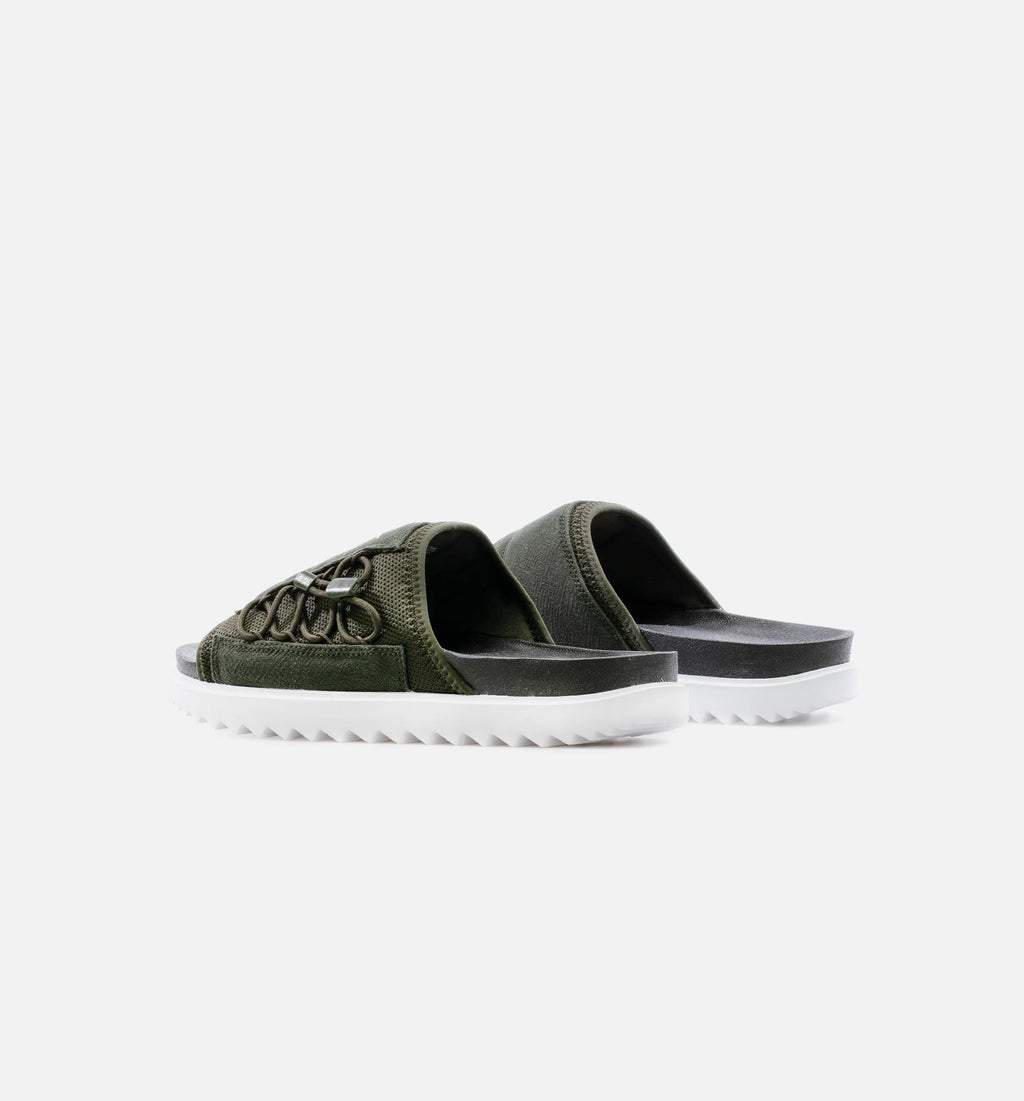 Asuna Slide Sequoia Mens Sandal Olive Black