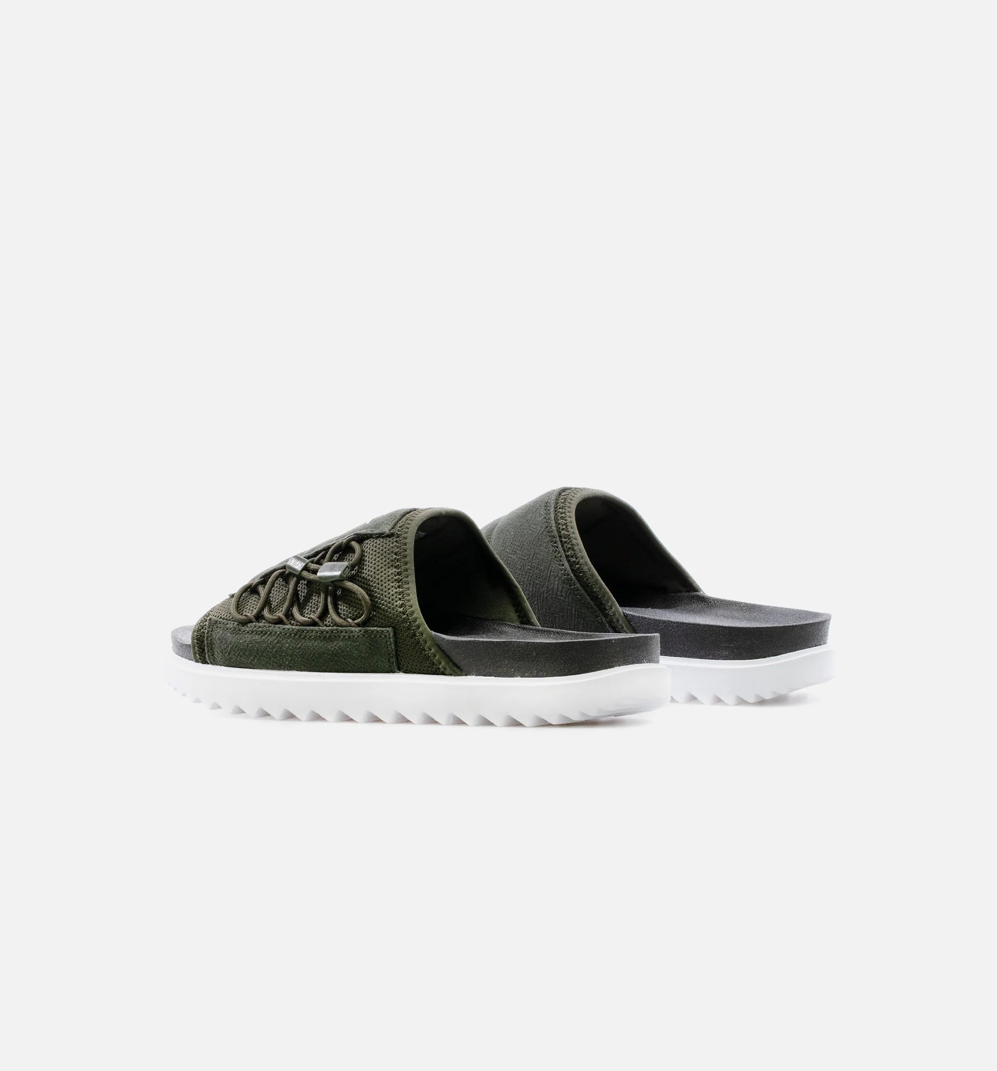 Asuna Slide Sequoia Mens Sandal Olive Black