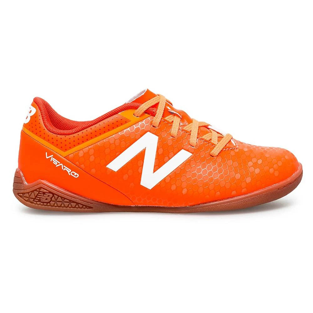 New Balance Visaro Control IN Youth Soccer Shoes Lava