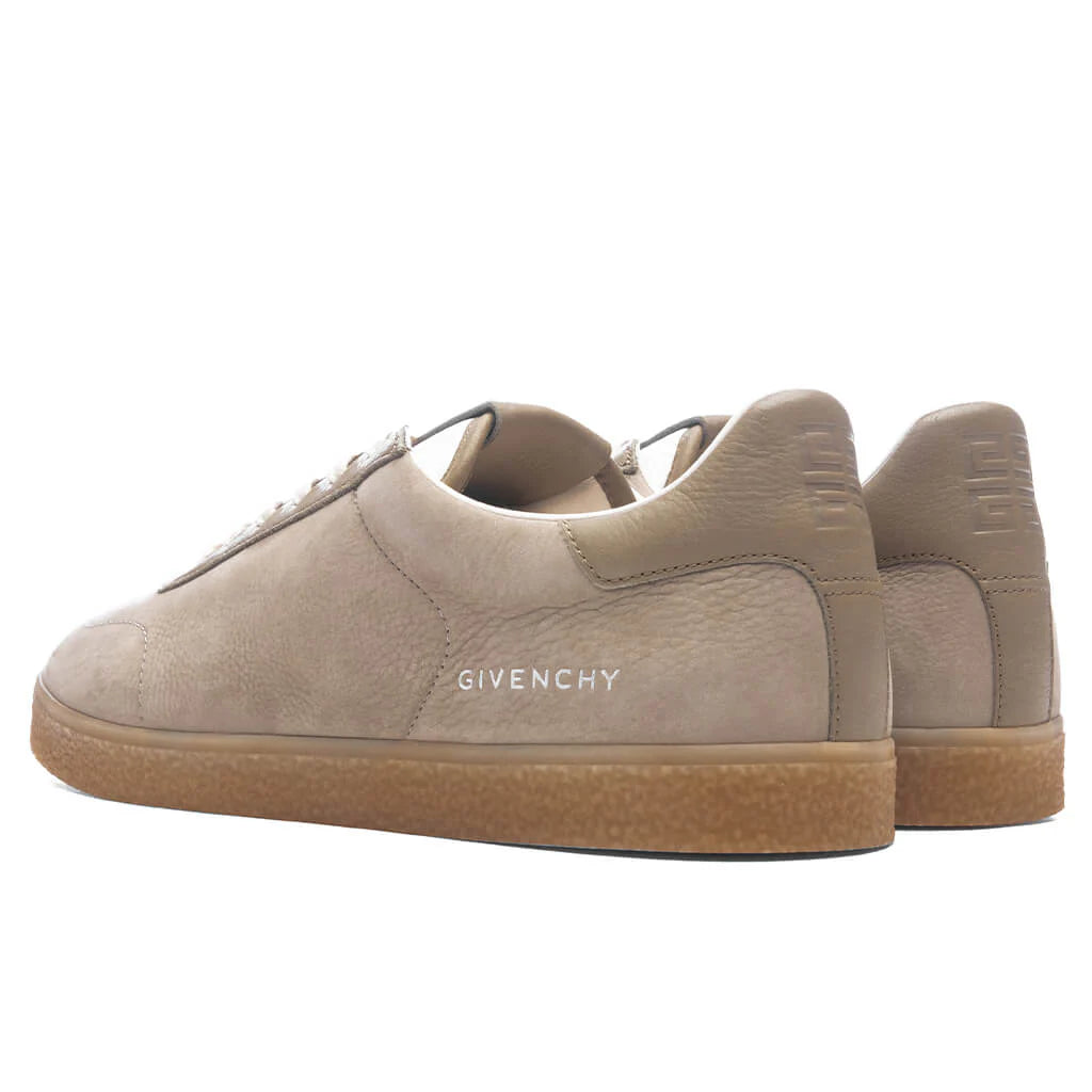 Town Nubuck and Leather Sneakers Khaki