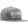 Stacked Logo Snapback Hat Grey