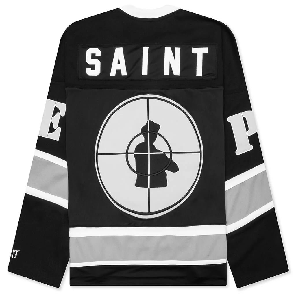 Saint Michael x Public Enemy Saint Enemy Game Shirt Black