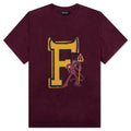 Scottsdale Fun Devil Tee Ox Blood Red
