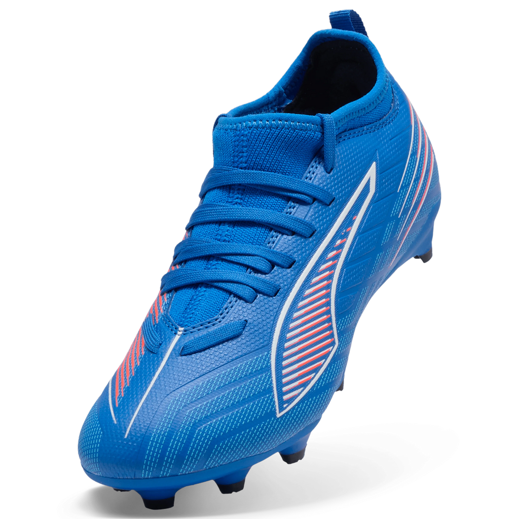 PUMA Ultra 6 Match FG AG Firm Multi Ground Kids Soccer Cleats Blue White