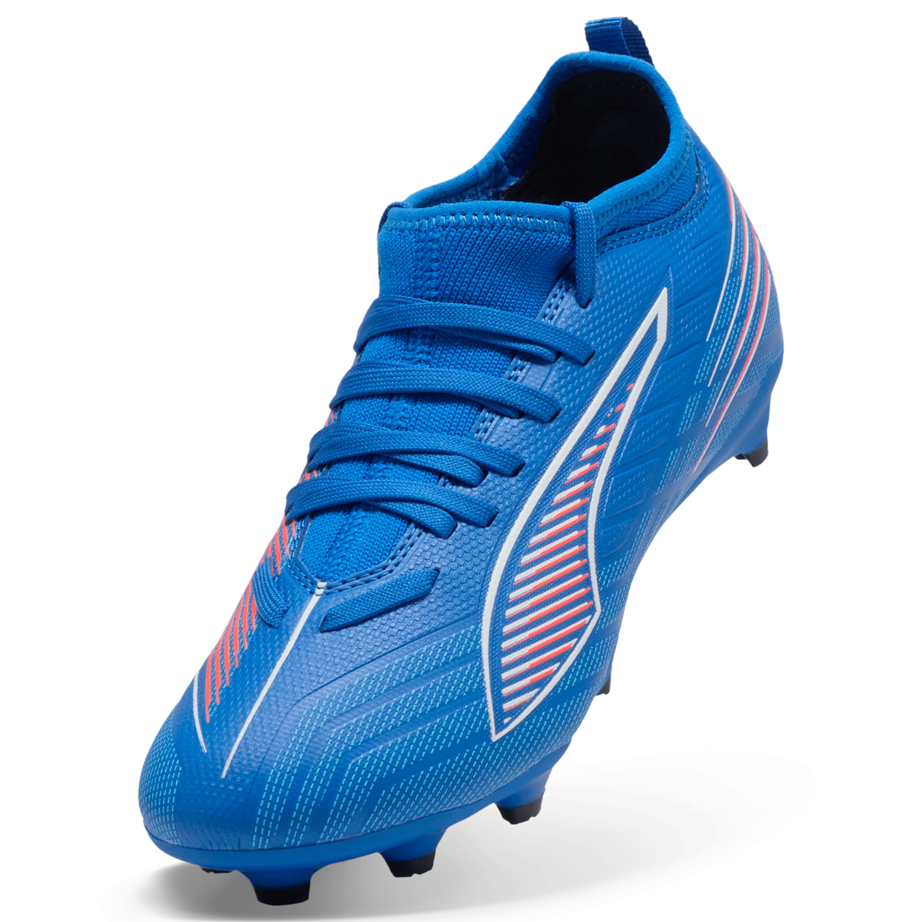 PUMA Ultra 6 Match FG AG Firm Multi Ground Kids Soccer Cleats Blue White