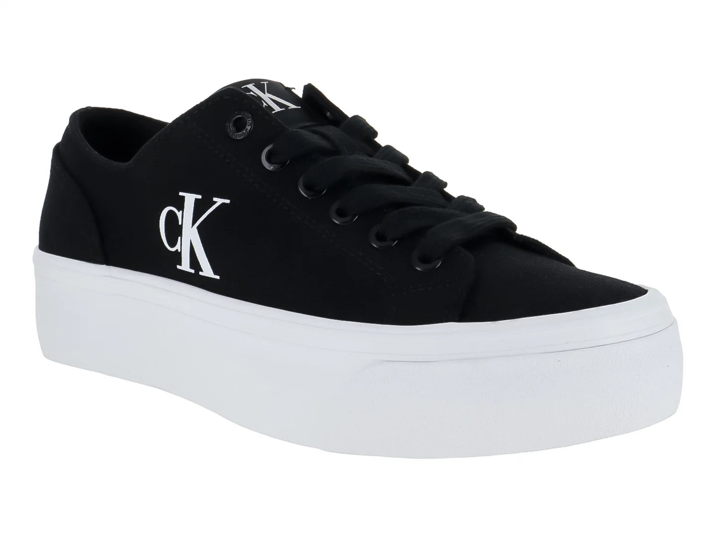 Tenis Calvin Klein Negros con Plataforma para Mujer