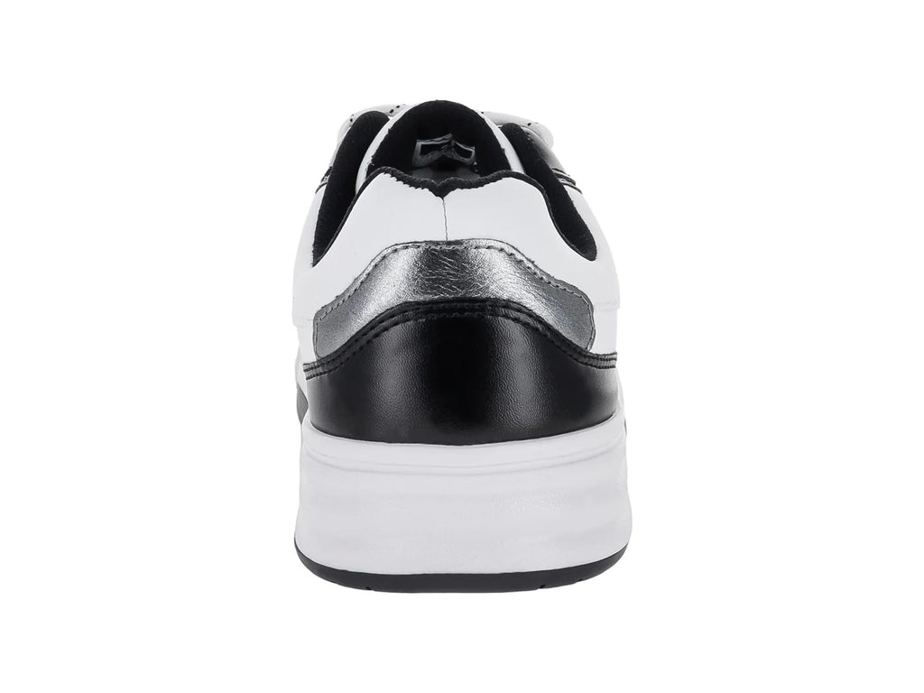 Tenis Clasben Praga Blanco Negro para Mujer
