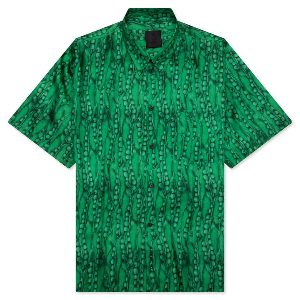 Hawaii Shirt w Front Pocket Green
