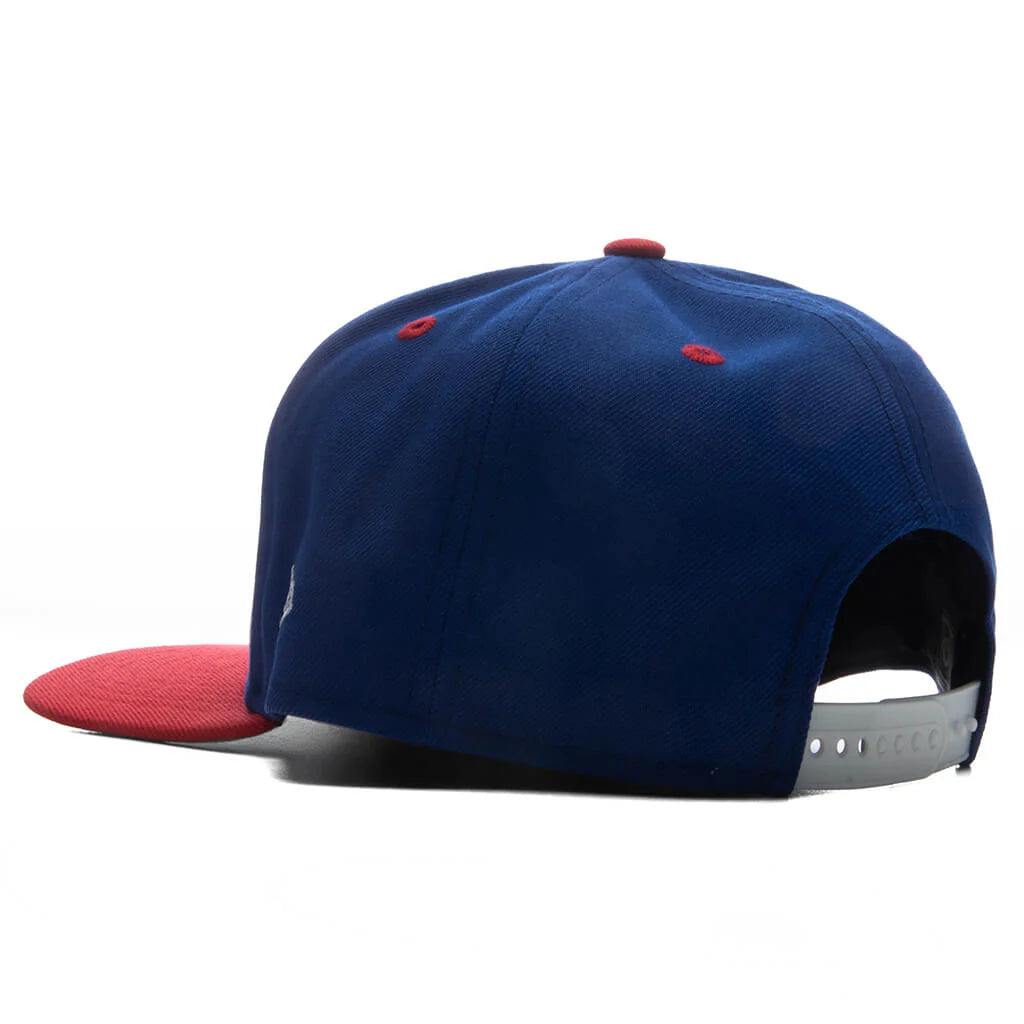 9FIFTY A Frame Curved Hardwood Classics Script Snapback Detroit Pistons