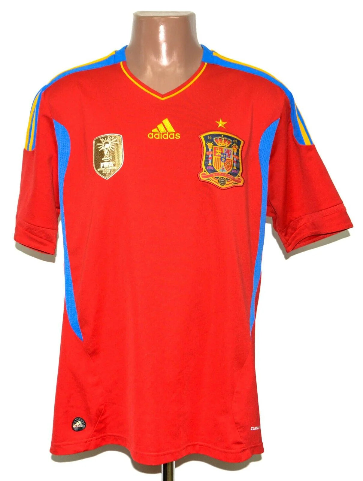 adidas Kids Spain Home Jersey 10 11 Red
