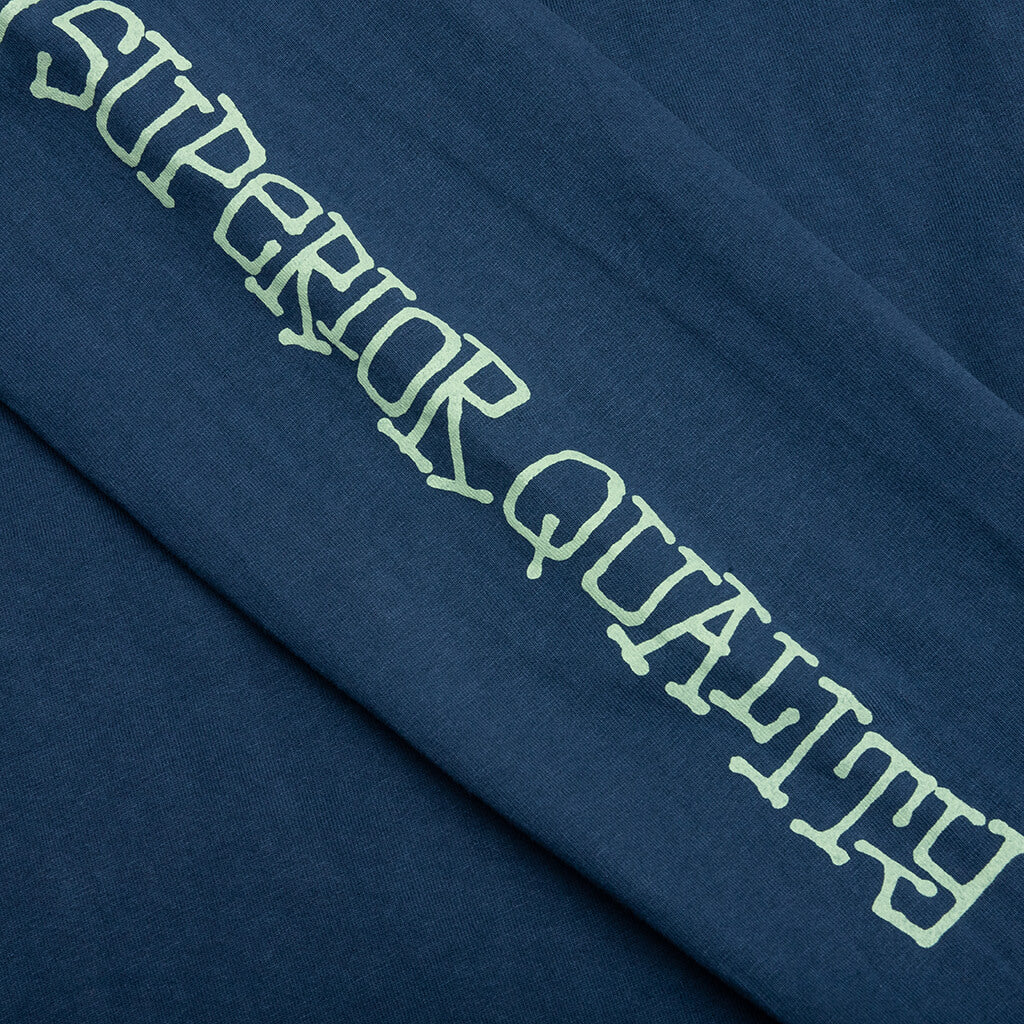Superior Quality Pig Dyed Ls Navy