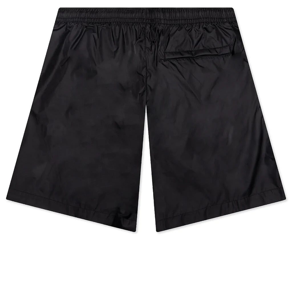 Signature Logo Swim Shorts Black White