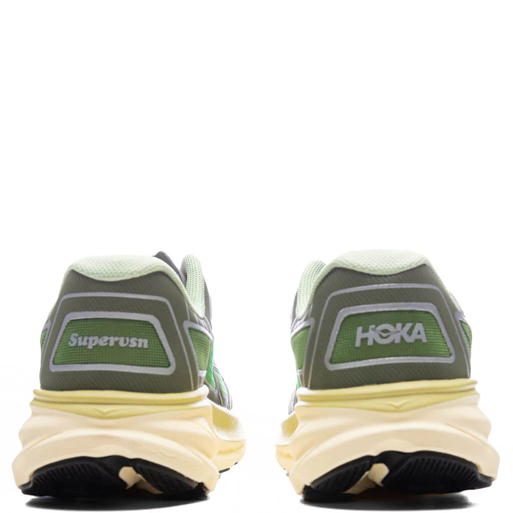 Hoka x Supervsn Clifton One9 Green Flash Limelight