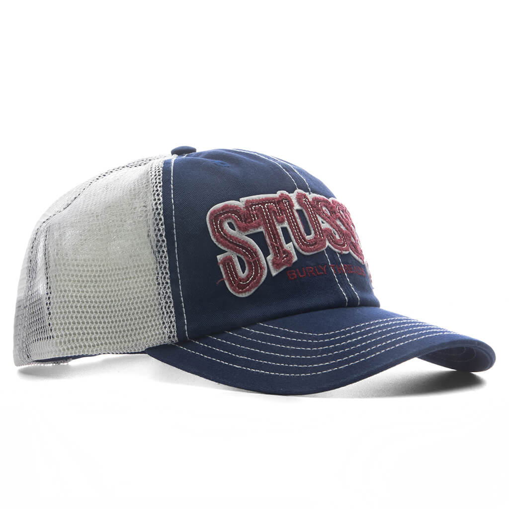MD Burly Threads Trucker Navy