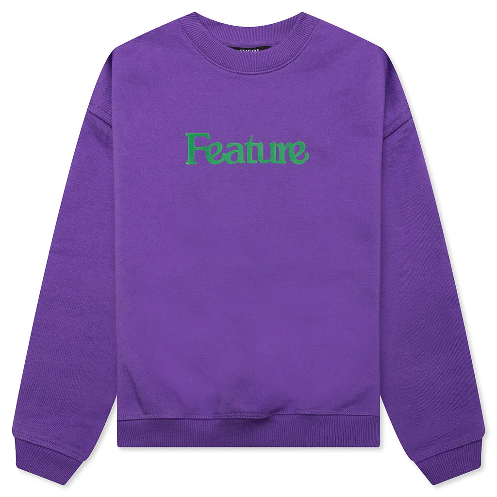 Kids Academy Crewneck Ultra Violet