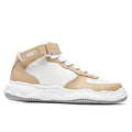 Wayne High OG Sole Leather Sneaker Beige White