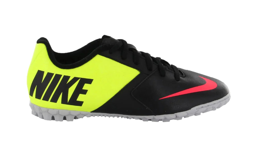 Nike JR Bomba II TF Turf Soccer Cleats Black Hyper Punch Volt