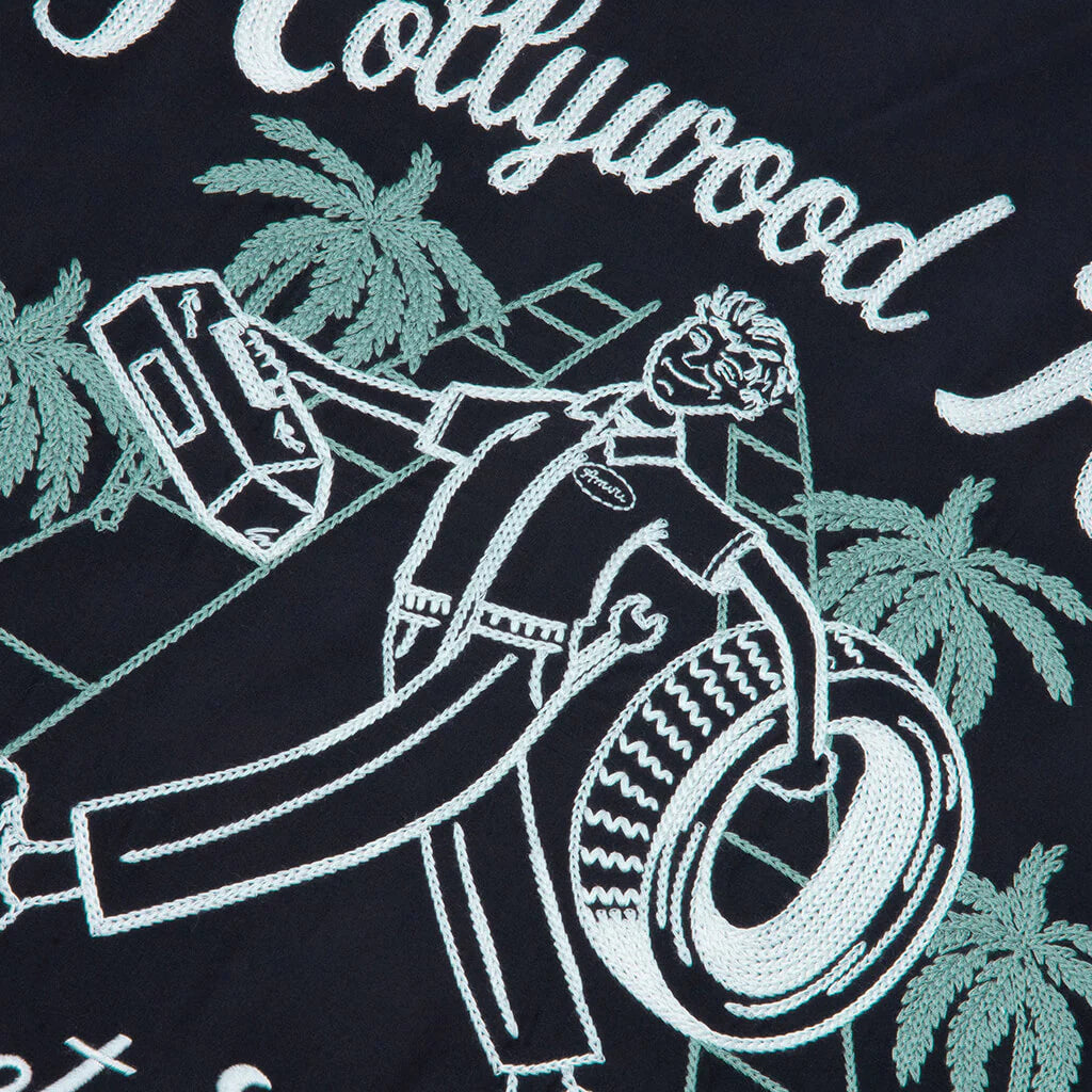 Hollywood Auto Bowling Shirt Black
