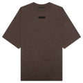 Essentials S S Tee Heather Wood