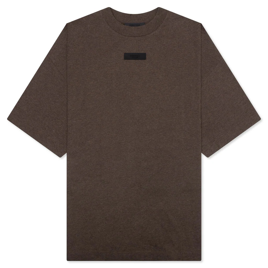 Essentials S S Tee Heather Wood