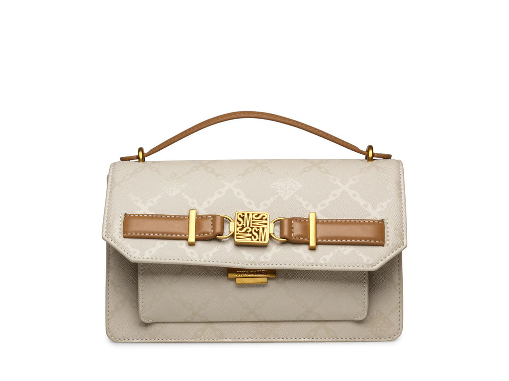 Bolsa de Hombro Steve Madden Barbs Bone Camel para Mujer