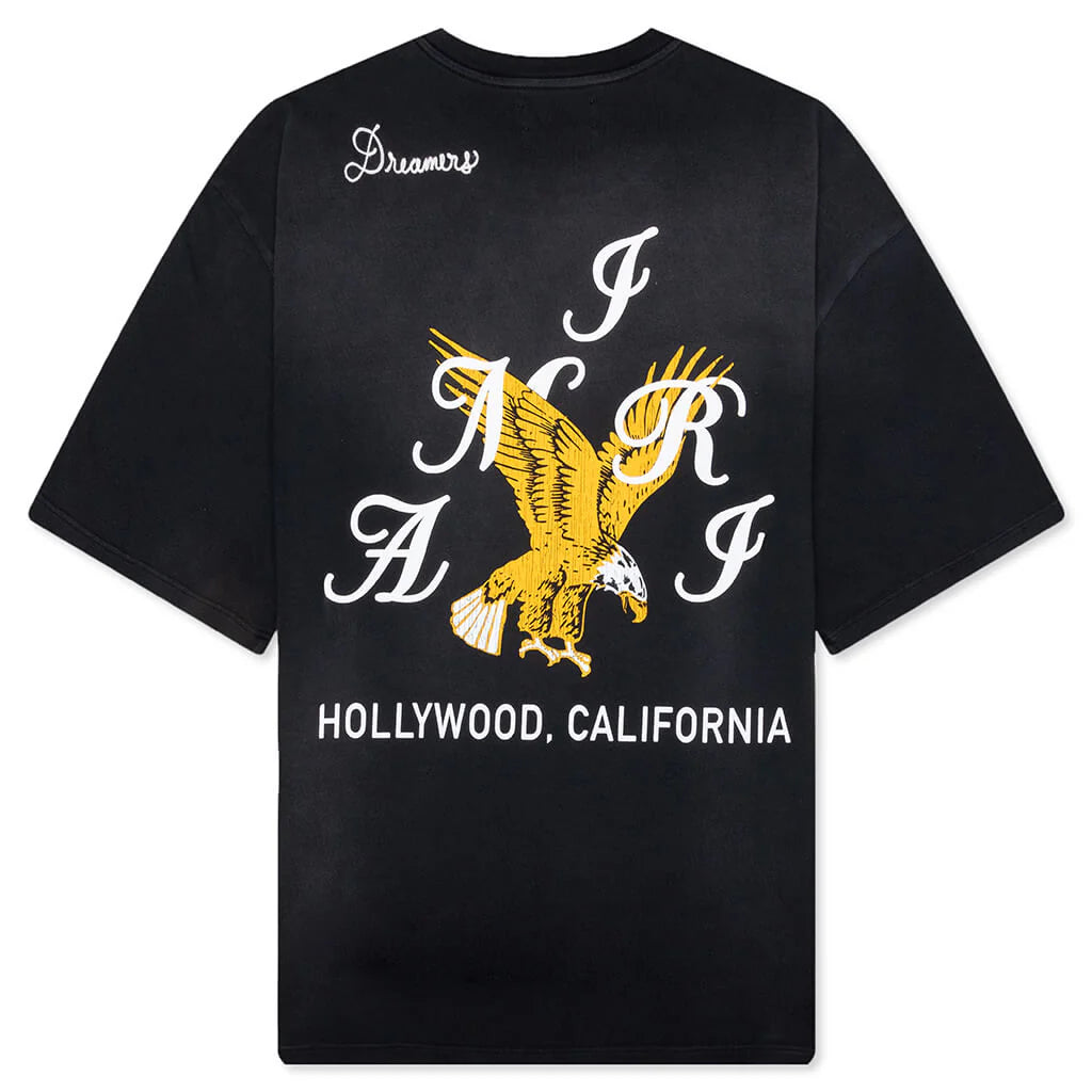 Amiri Eagle Oversized Tee Black