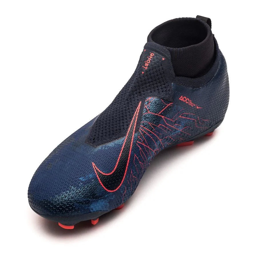 Nike Phantom Vison Elite DF MG Multi Ground Youth Soccer Cleats Obsidian Black