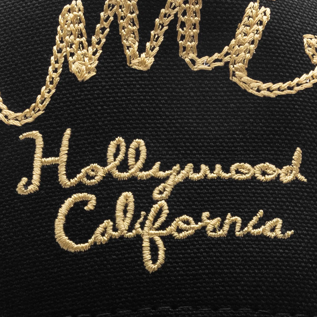 Amiri Hollywood Canvas Hat Black
