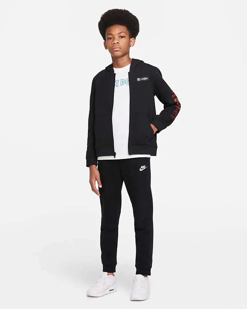 Nike Club America Kids Full Zip Hoodie Black