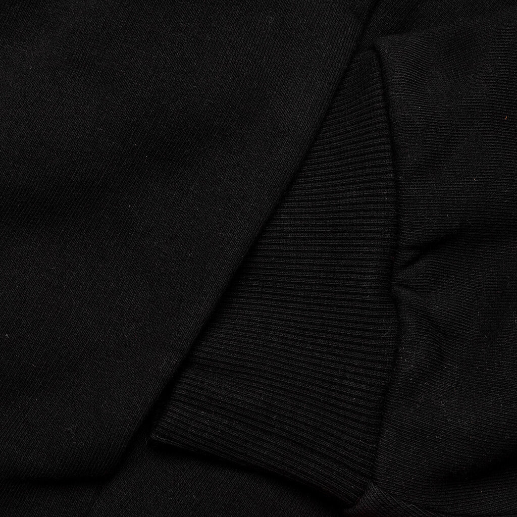 Piggy And Logo Print On Sweatshirt Black