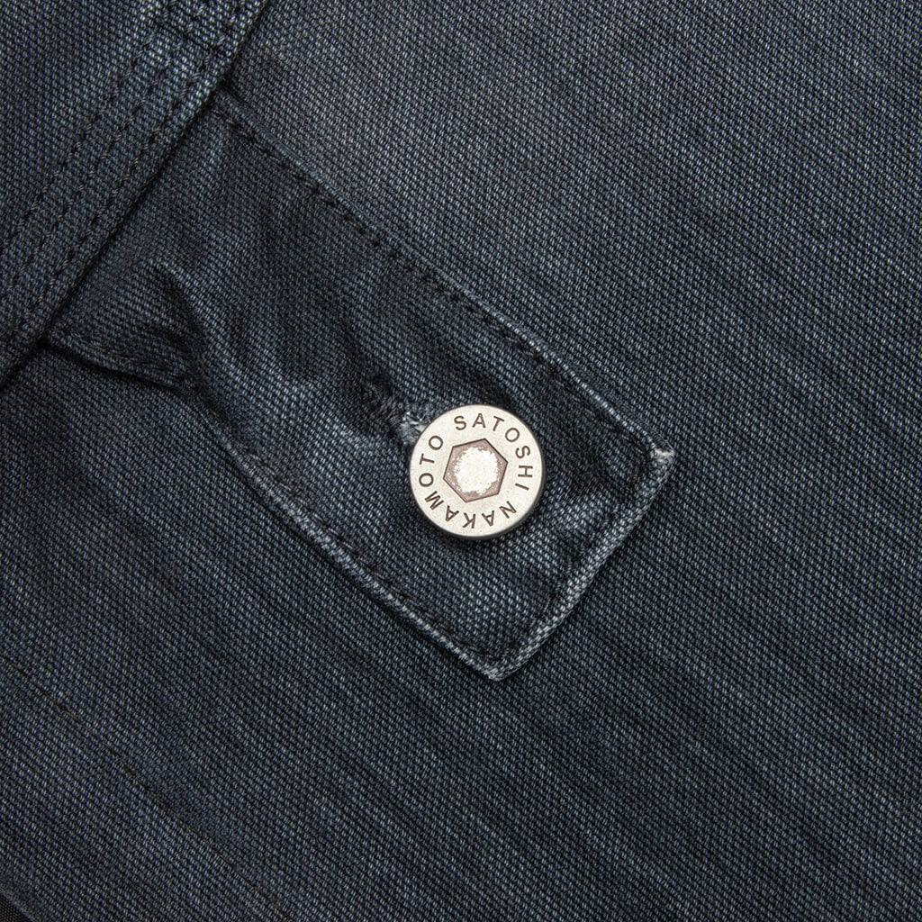 Satoshi 9 To 5 Work Jacket Washed Black