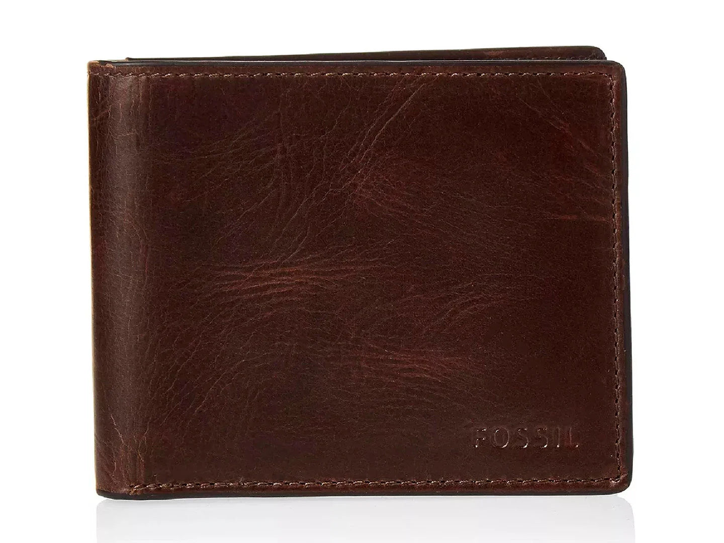 Cartera Fossil de Cuero Color Café