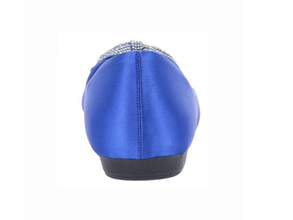 Zapatos Planos Clasben Azul Rey para Mujer
