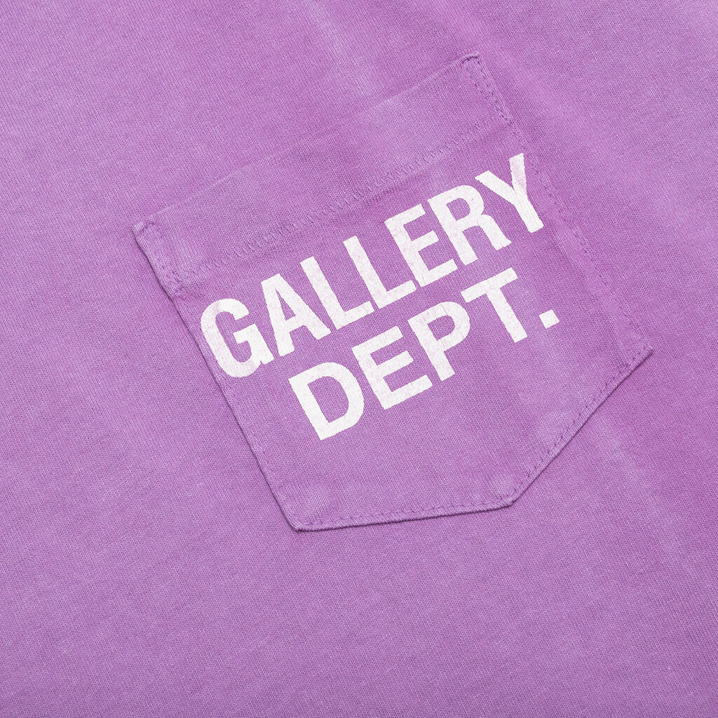 Vintage Logo Painted Tee Purple
