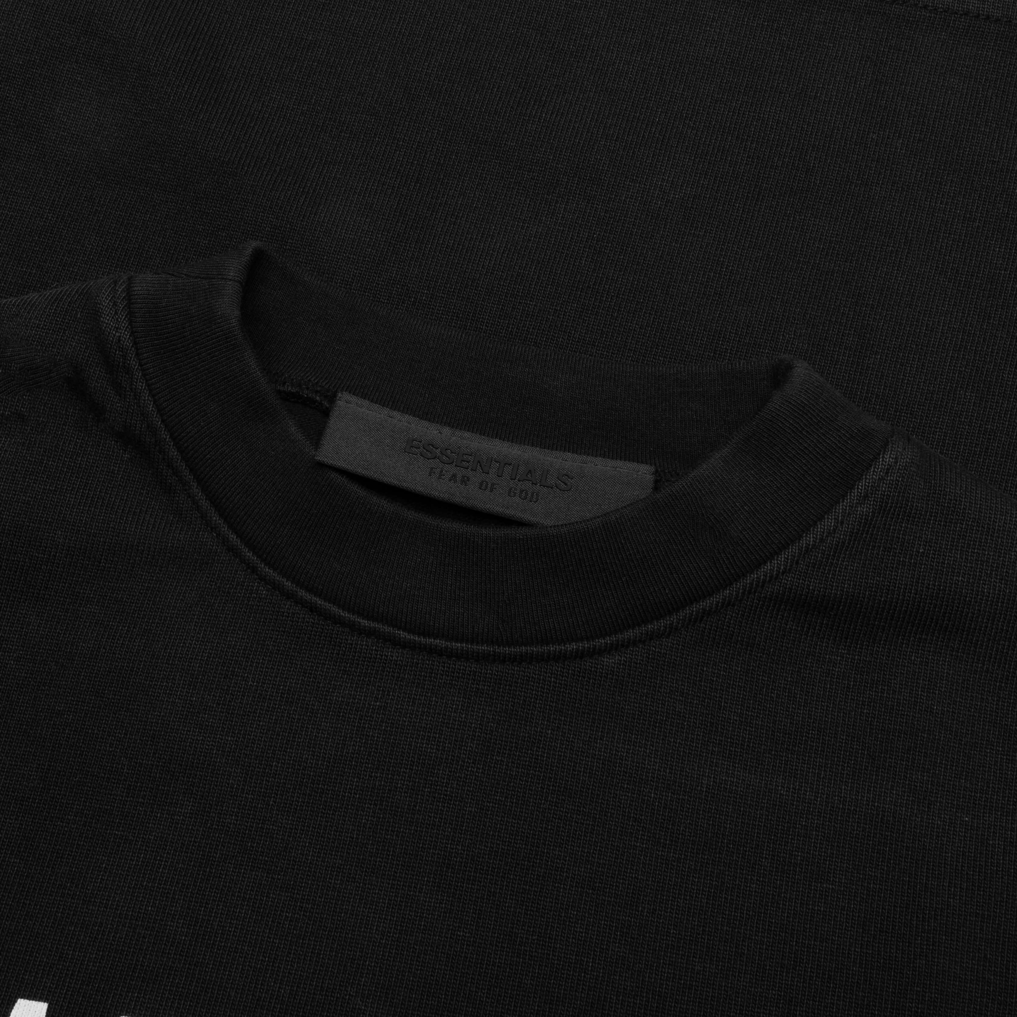Kids Heavy Crewneck Tee Black